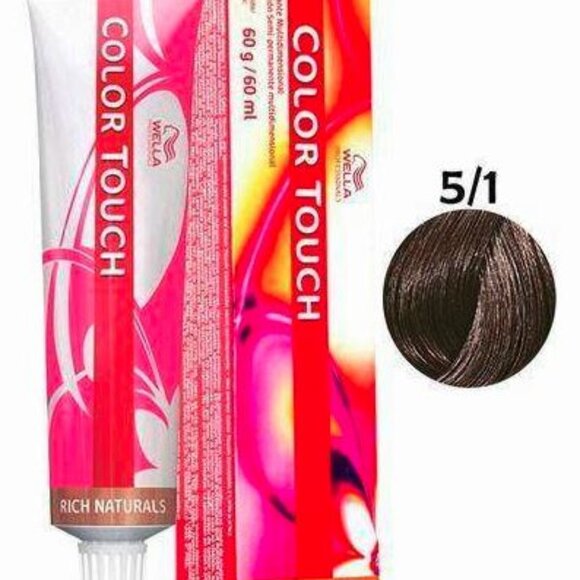 Rick Naturals 5/1 - Wella Color Touch Multidimensional Demi-Permanent Color - Picture 1 of 1